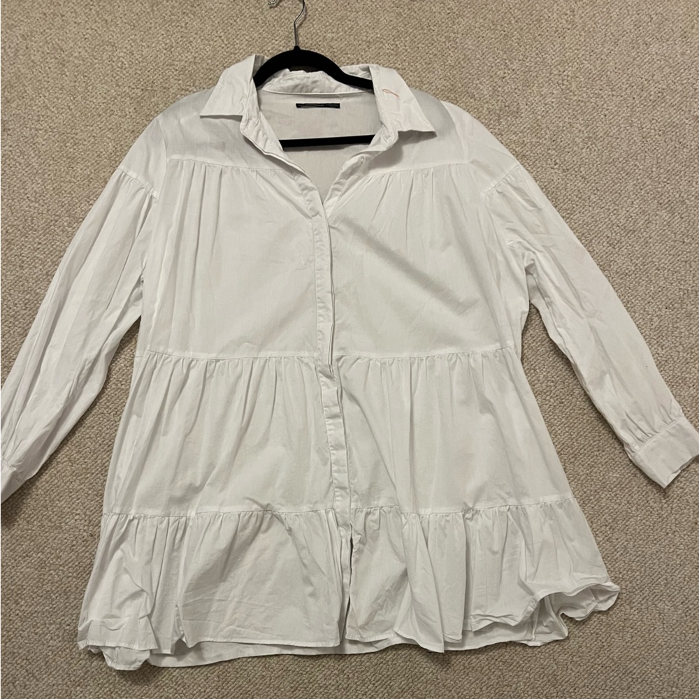 White Long Sleeve Blouse